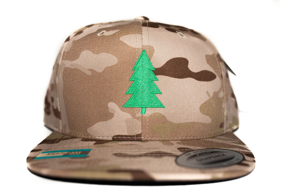 Brown Camo Tree Snapback