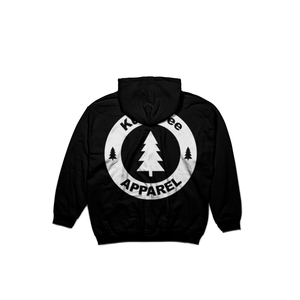 Kuntree US flag hoodie black