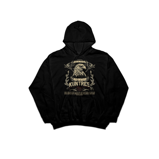 Kuntree Freedom Eagle Hoodie Black