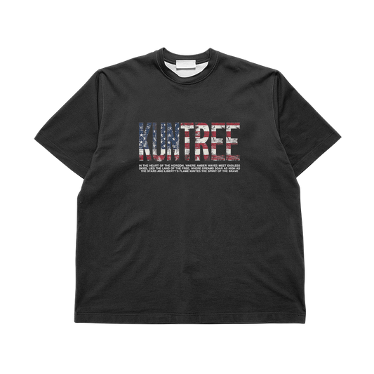 Kuntree us flag tee black